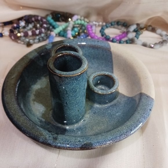 Stegall pottery flower frog - Picture 3 of 6